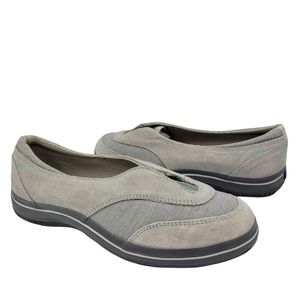 Keds Springy Step Gray Suede Slip On Casual Comfort Sneaker Shoes Women's 8.5